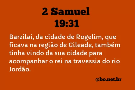 2 Samuel 19:31 NTLH