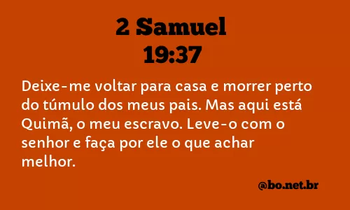 2 Samuel 19:37 NTLH