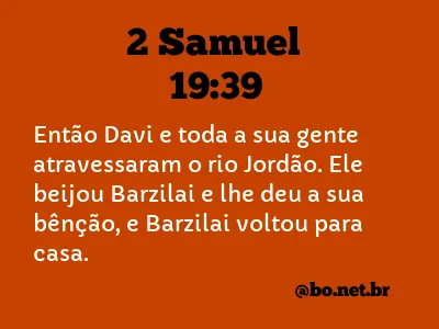 2 Samuel 19:39 NTLH