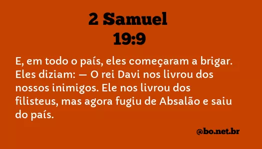 2 Samuel 19:9 NTLH