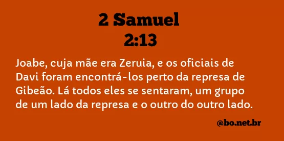 2 Samuel 2:13 NTLH