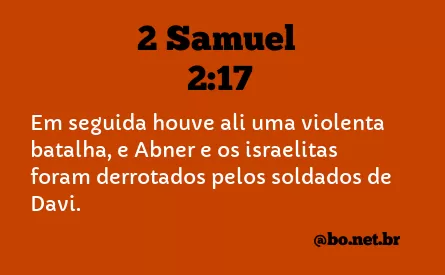 2 Samuel 2:17 NTLH