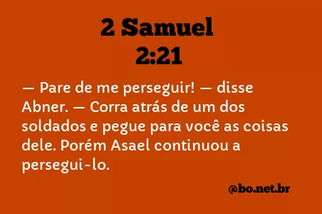 2 Samuel 2:21 NTLH