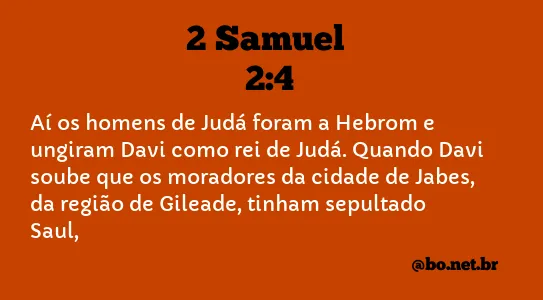 2 Samuel 2:4 NTLH