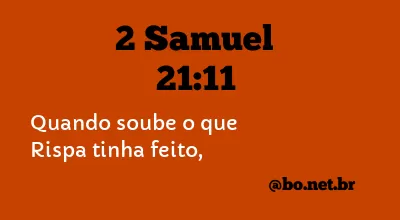 2 Samuel 21:11 NTLH