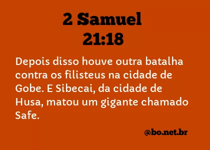 2 Samuel 21:18 NTLH
