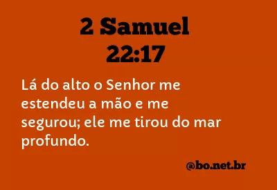 2 Samuel 22:17 NTLH