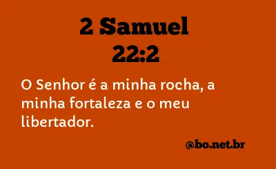 2 Samuel 22:2 NTLH