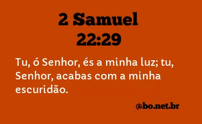 2 Samuel 22:29 NTLH