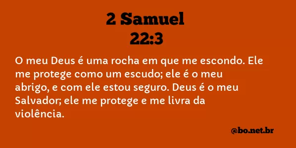 2 Samuel 22:3 NTLH