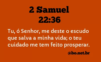 2 Samuel 22:36 NTLH