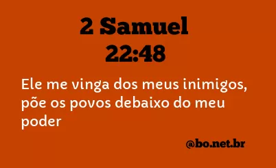 2 Samuel 22:48 NTLH