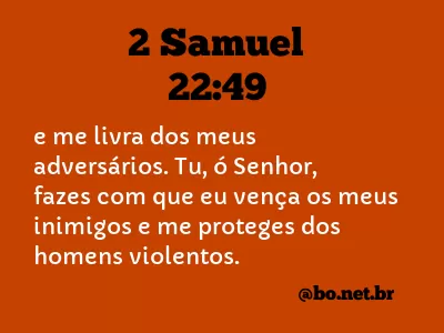 2 Samuel 22:49 NTLH