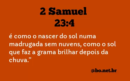 2 Samuel 23:4 NTLH