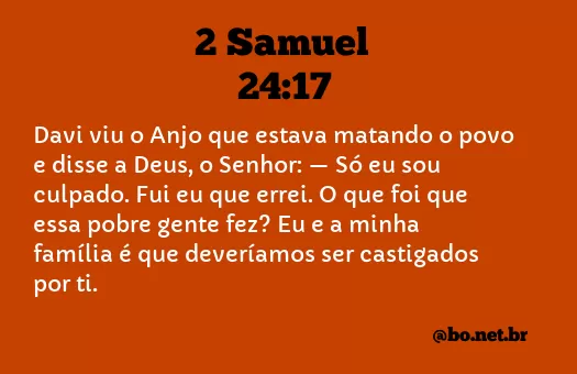 2 Samuel 24:17 NTLH