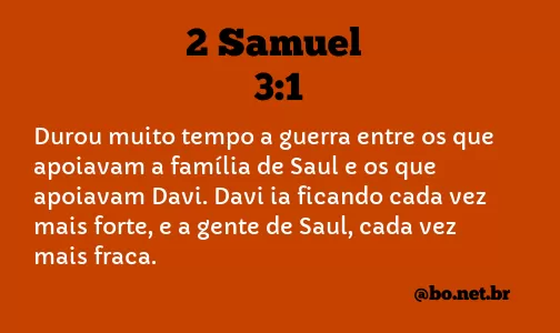 2 Samuel 3:1 NTLH