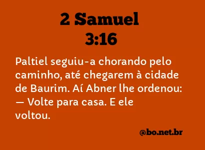 2 Samuel 3:16 NTLH