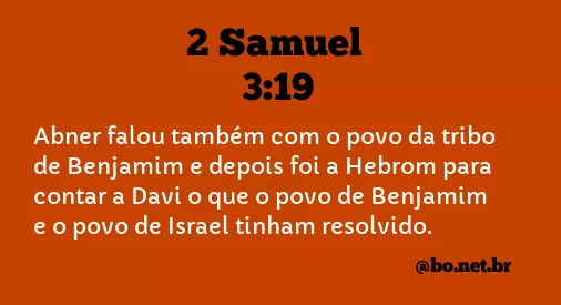 2 Samuel 3:19 NTLH
