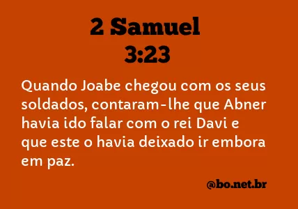 2 Samuel 3:23 NTLH