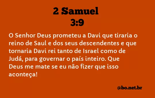 2 Samuel 3:9 NTLH
