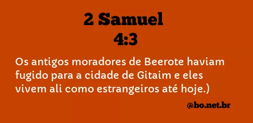 2 Samuel 4:3 NTLH