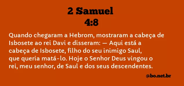 2 Samuel 4:8 NTLH