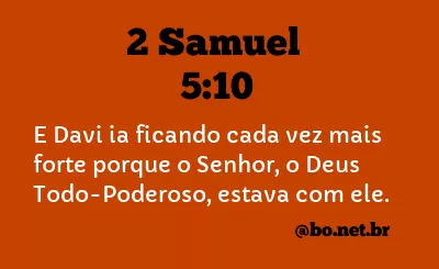 2 Samuel 5:10 NTLH