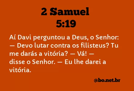 2 Samuel 5:19 NTLH