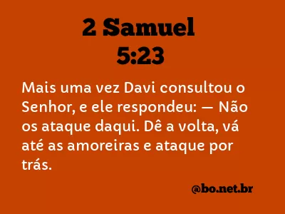 2 Samuel 5:23 NTLH