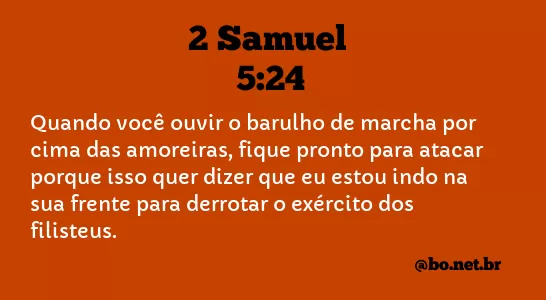 2 Samuel 5:24 NTLH