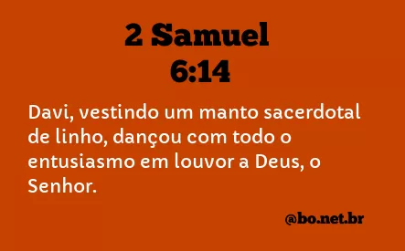 2 Samuel 6:14 NTLH