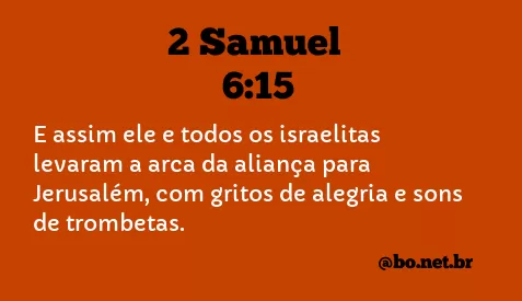 2 Samuel 6:15 NTLH