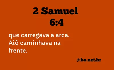 2 Samuel 6:4 NTLH