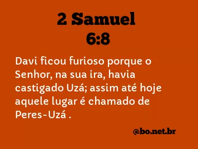 2 Samuel 6:8 NTLH