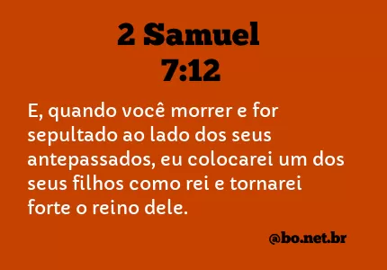 2 Samuel 7:12 NTLH