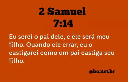 2 Samuel 7:14 NTLH