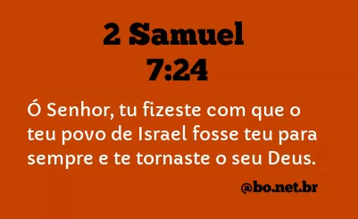 2 Samuel 7:24 NTLH