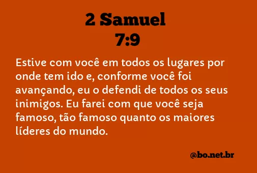 2 Samuel 7:9 NTLH