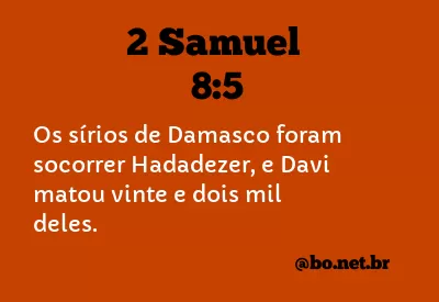 2 Samuel 8:5 NTLH