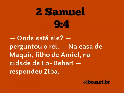 2 Samuel 9:4 NTLH