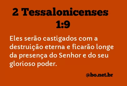 2 Tessalonicenses 1:9 NTLH