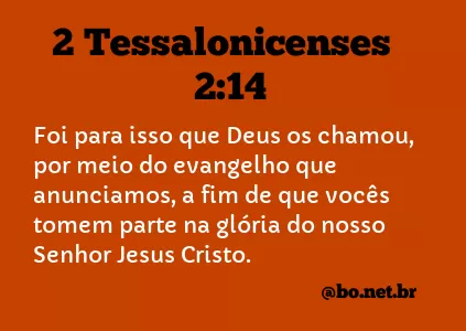 2 Tessalonicenses 2:14 NTLH