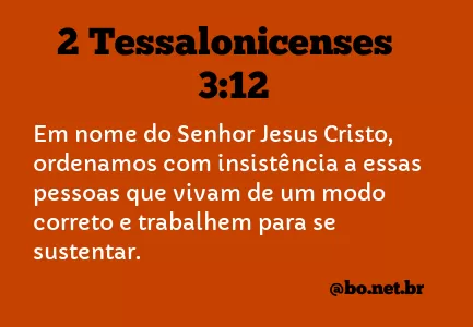 2 Tessalonicenses 3:12 NTLH