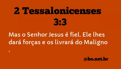 2 Tessalonicenses 3:3 NTLH