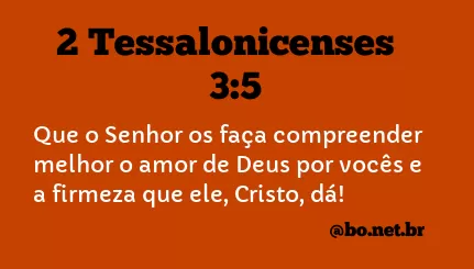 2 Tessalonicenses 3:5 NTLH