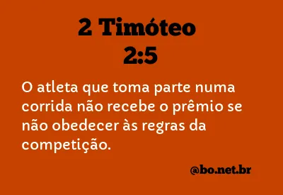 2 Timóteo 2:5 NTLH