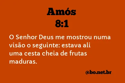 Amós 8:1 NTLH