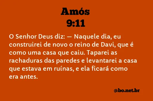 Amós 9:11 NTLH