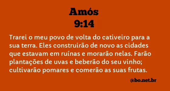 Amós 9:14 NTLH