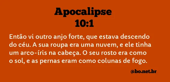 Apocalipse 10:1 NTLH